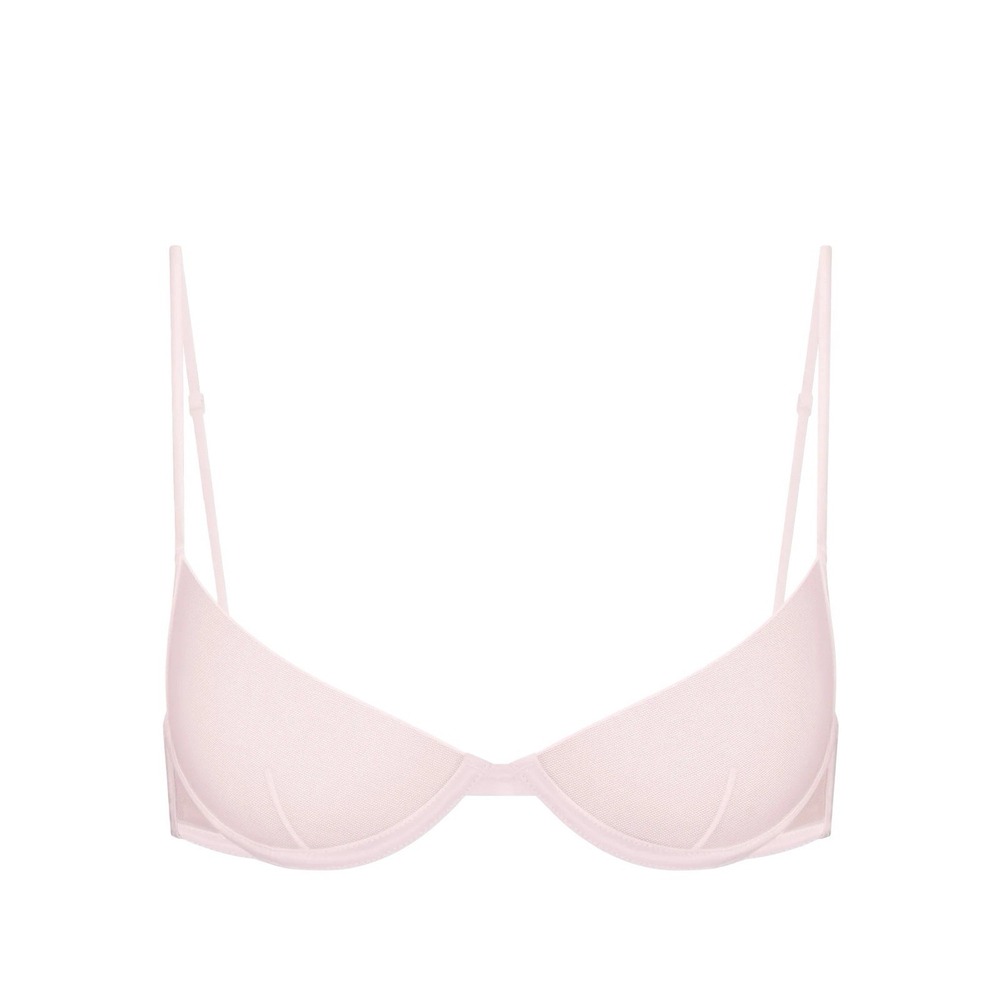Skims Invisible Unlined Plunge Bra - New - Barely Pink - 34D
